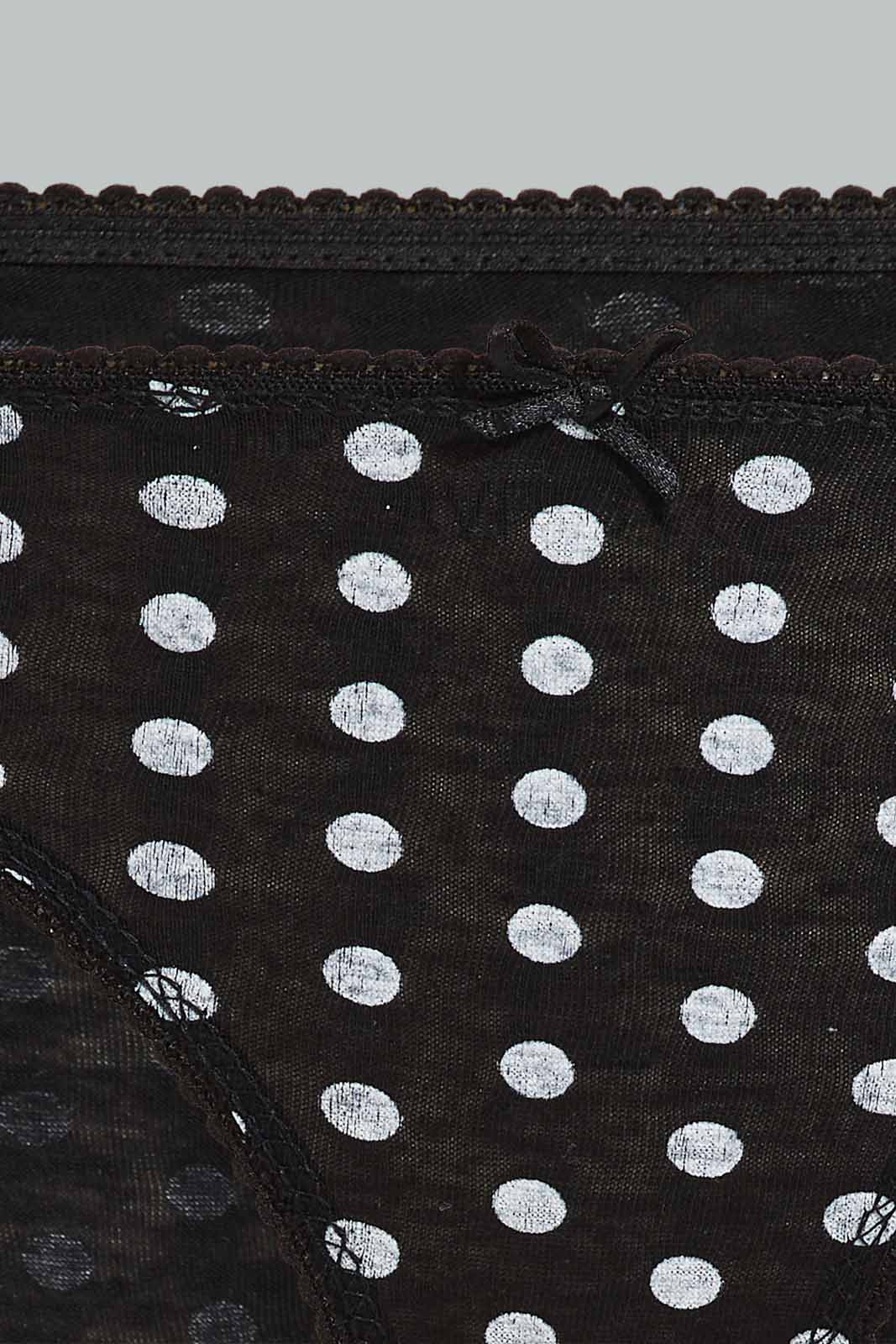 Redtag-Assorted-Print/Plain-Bikini-Briefs-(5-Pack)-365,-Category:Briefs,-Colour:Assorted,-Deals:New-In,-Filter:Women's-Clothing,-New-In-Women-APL,-Non-Sale,-Section:Women,-Women-Briefs--