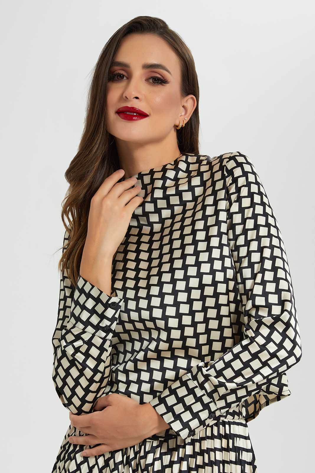 Redtag-Assorted-Printed-Neck-Tie-Blouse-Category:Blouses,-Colour:Assorted,-Deals:New-In,-Filter:Women's-Clothing,-LDC,-LDC-Blouses,-New-In-LDC-APL,-Non-Sale,-Section:Women,-W22O-Women's-