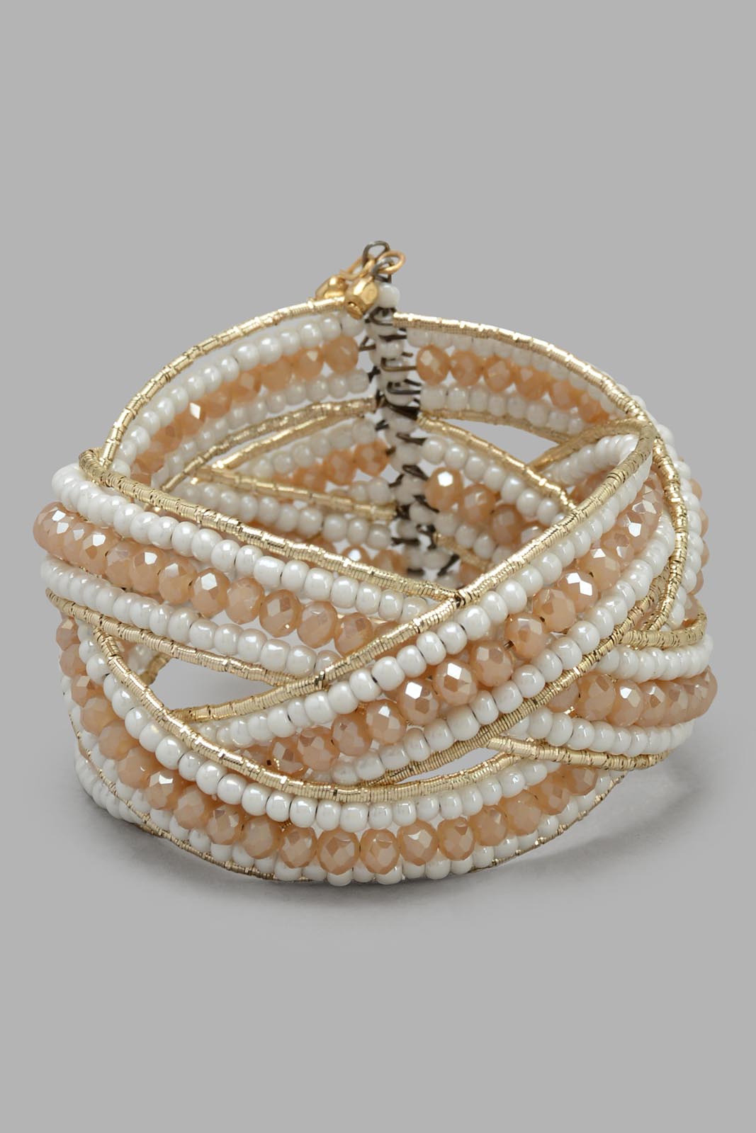 Redtag-Gold-Embellished-Cuff-Category:Jewellery,-Colour:Gold,-Filter:Women's-Accessories,-New-In,-New-In-Women-ACC,-Non-Sale,-S22C,-Section:Women,-Women-Jewellery-Women-