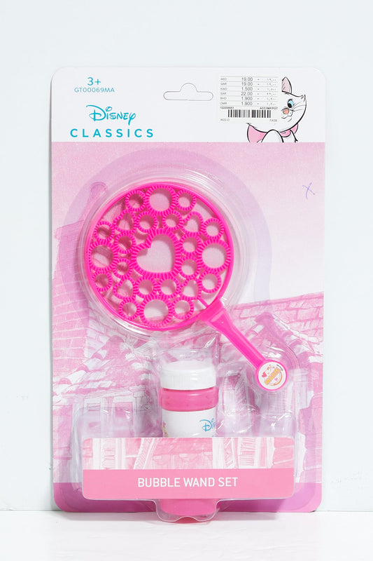 Redtag-Marie---The-Cat-Bubble-Wand-Set-365,-BTS,-Category:Toys,-CHR,-Colour:Pink,-Filter:Toys-Accessories,-IMP-Toys,-New-In,-New-In-IMP-ACC,-Non-Sale,-Section:Girls-(0-to-14Yrs)-Toys-
