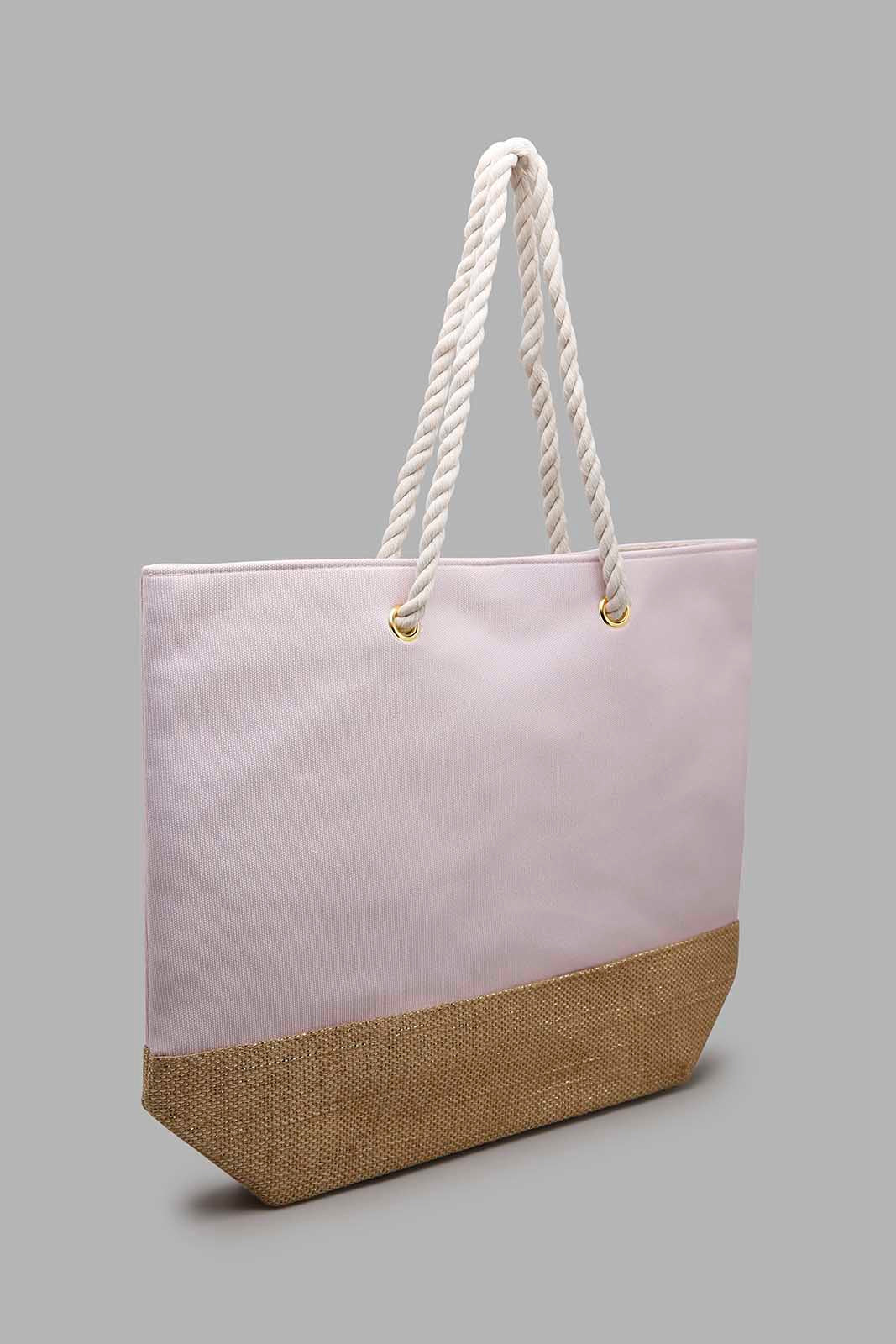 Redtag-Beige-Printed-Beige-Bag-With-Tassel-Category:Bags,-Colour:Assorted,-Filter:Women's-Accessories,-New-In,-New-In-Women-ACC,-Non-Sale,-Section:Women,-W22O,-Women-Bags-Women-
