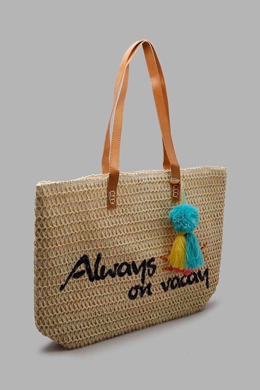 Redtag-Assorted-Beach-Bag-Category:Bags,-Colour:Assorted,-Filter:Women's-Accessories,-New-In,-New-In-Women-ACC,-Non-Sale,-Section:Women,-W22O,-Women-Bags-Women-