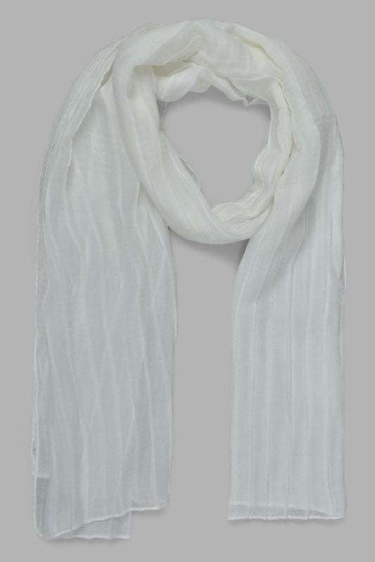 Redtag-White-Scarf-Category:Scarves,-Colour:White,-Filter:Women's-Accessories,-New-In,-New-In-Women-ACC,-Non-Sale,-S22C,-Section:Women,-Women-Scarves-Women-