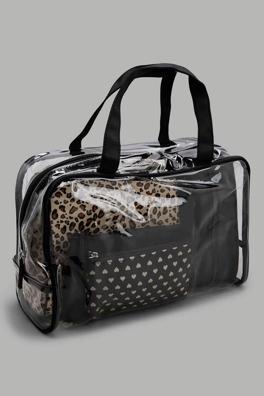 Redtag-Multi-Colour-Animal-Printed-Cosmetic-Pouches-Category:Cosmetics,-Colour:Assorted,-Filter:Women's-Accessories,-New-In,-New-In-Women-ACC,-Non-Sale,-Section:Women,-W22O,-Women-Cosmetics-Women-