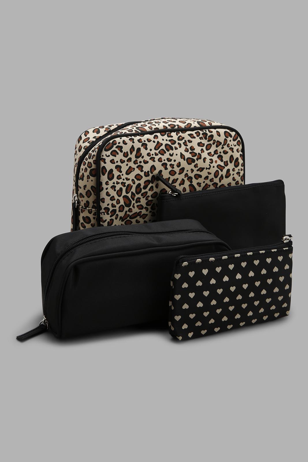 Redtag-Multi-Colour-Animal-Printed-Cosmetic-Pouches-Category:Cosmetics,-Colour:Assorted,-Filter:Women's-Accessories,-New-In,-New-In-Women-ACC,-Non-Sale,-Section:Women,-W22O,-Women-Cosmetics-Women-