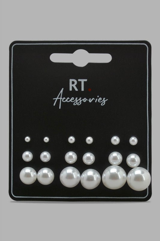 Redtag-Assorted-Studs-Category:Jewellery,-Colour:Assorted,-Filter:Women's-Accessories,-New-In,-New-In-Women-ACC,-Non-Sale,-Section:Women,-W22O,-Women-Jewellery-Women-