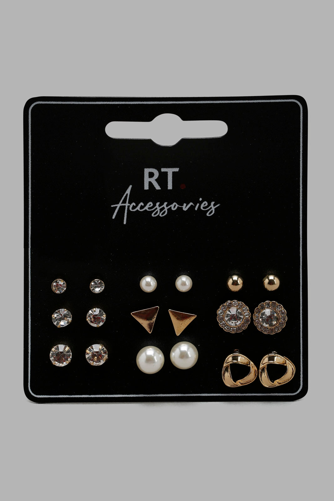 Redtag-Assorted-Studs-Bundle,-Category:Jewellery,-Colour:Assorted,-Deals:4-For-90,-Deals:New-In,-Filter:Women's-Accessories,-New-In-Women-ACC,-Section:Women,-W22O,-Women-Jewellery-Women-