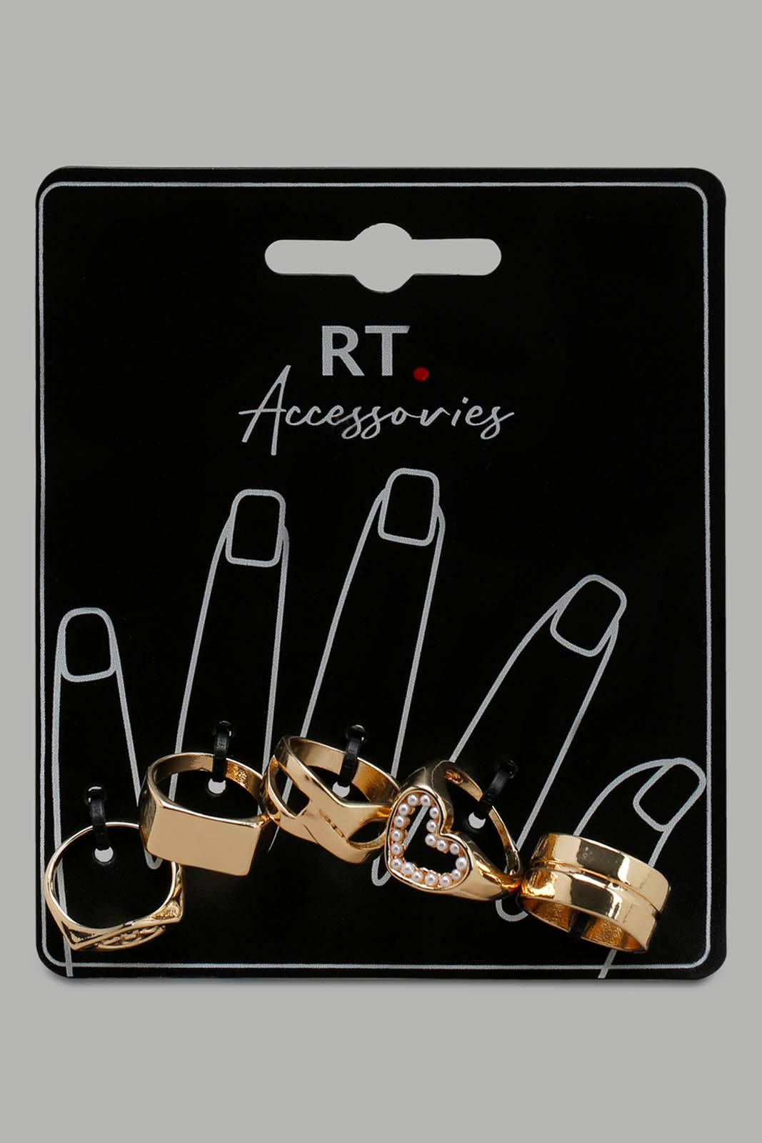 Redtag-Assorted-Rings-Category:Jewellery,-Colour:Assorted,-Filter:Women's-Accessories,-New-In,-New-In-Women-ACC,-Non-Sale,-Section:Women,-W22O,-Women-Jewellery-Women-