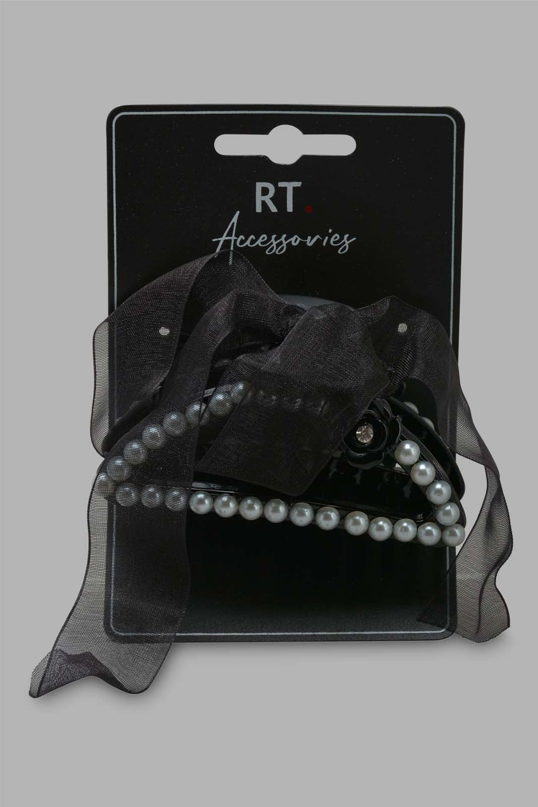 Redtag-Assorted-Hair-Claw-Category:Hair-Accessories,-Colour:Assorted,-Filter:Women's-Accessories,-LEC-Hair-Accessories,-New-In,-New-In-Women-ACC,-Non-Sale,-Section:Women,-W22O-Women-