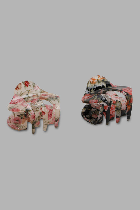 Redtag-Assorted-Hair-Claw-Category:Hair-Accessories,-Colour:Assorted,-Filter:Women's-Accessories,-LEC-Hair-Accessories,-New-In,-New-In-Women-ACC,-Non-Sale,-Section:Women,-W22O-Women-