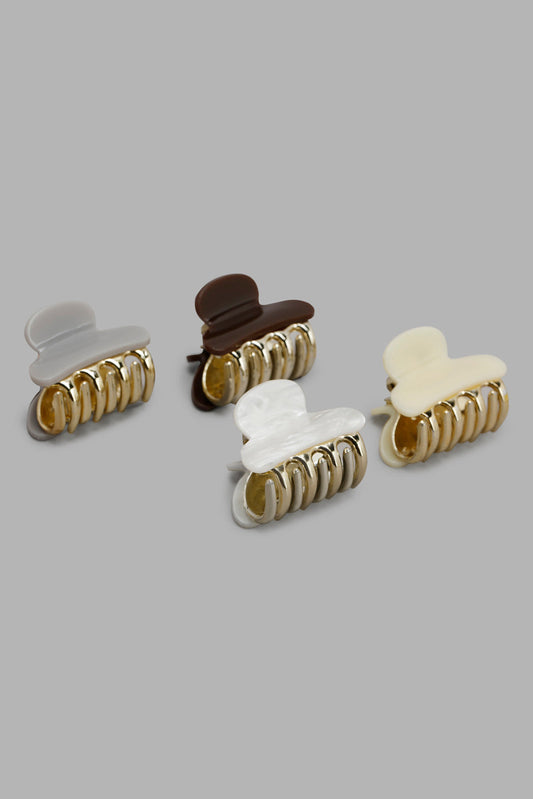 Redtag-Assorted-Hair-Claw-Category:Hair-Accessories,-Colour:Assorted,-Filter:Women's-Accessories,-LEC-Hair-Accessories,-New-In,-New-In-Women-ACC,-Non-Sale,-Section:Women,-W22O-Women-
