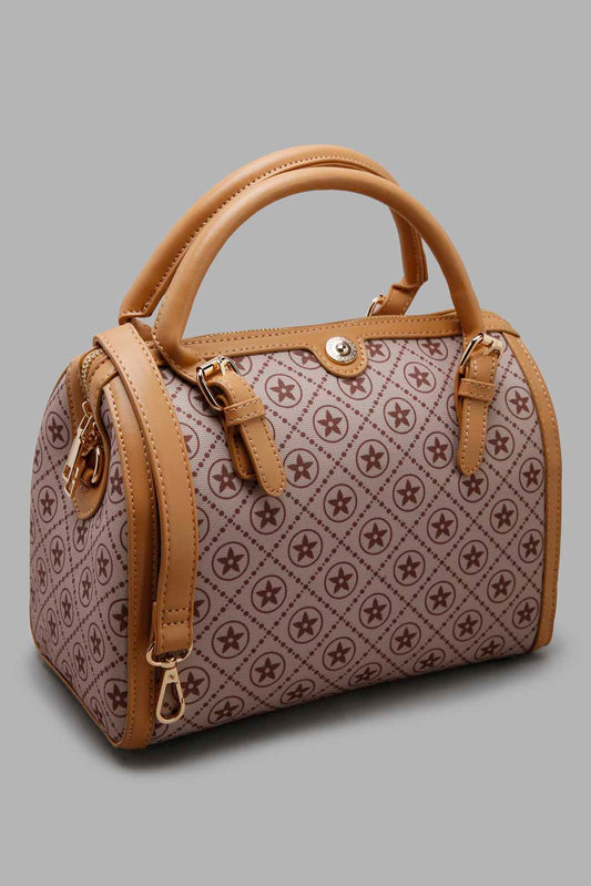 Redtag-Tan-And-Beige-Cross-Body-Bag-Category:Bags,-Colour:Assorted,-Filter:Women's-Accessories,-New-In,-New-In-Women-ACC,-Non-Sale,-Section:Women,-W22O,-Women-Bags-Women-