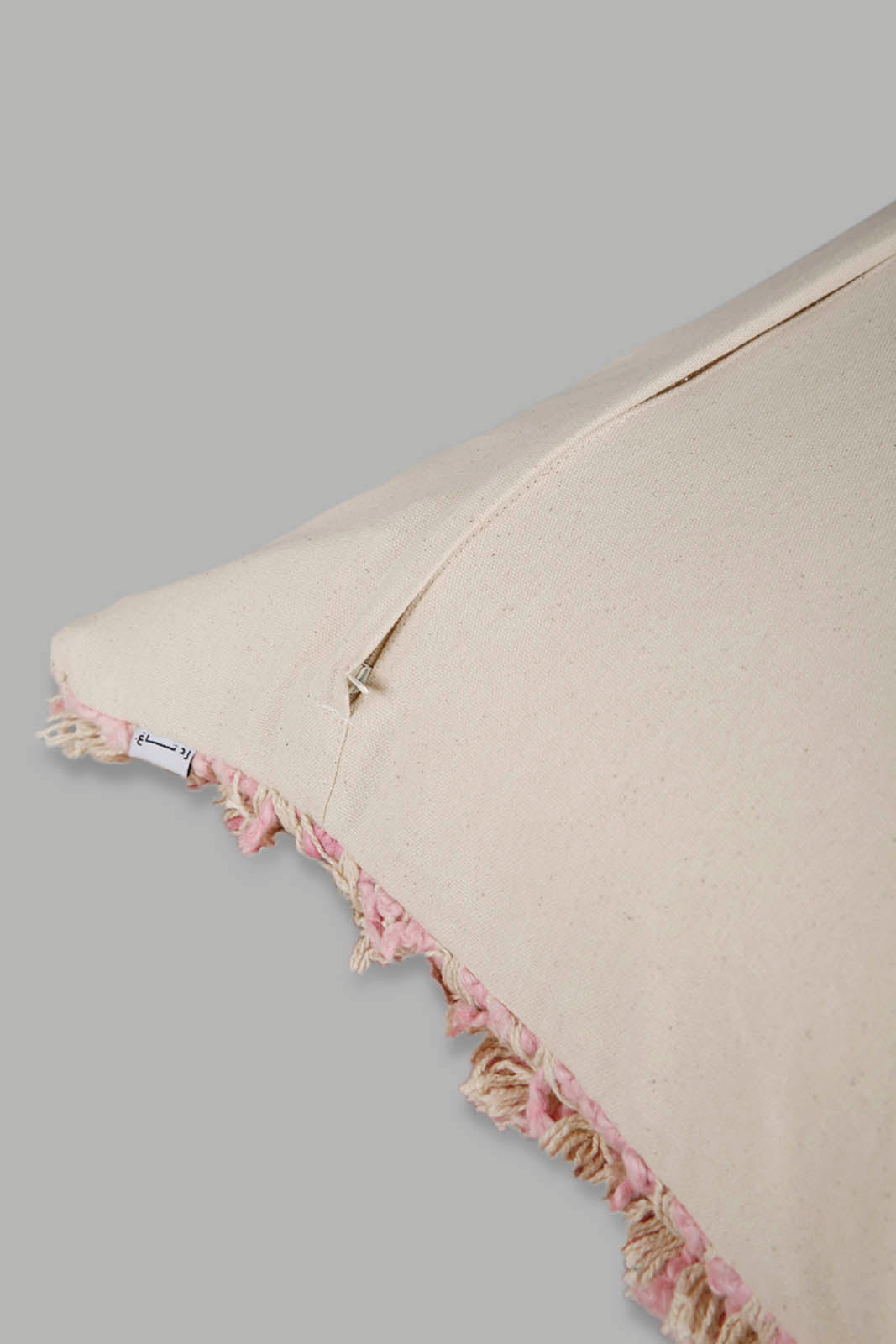 Redtag-Pink-Shaggy-Cushion-Category:Cushions,-Colour:Pink,-Deals:New-In,-Filter:Home-Bedroom,-HMW-BED-Cushions,-Naya,-New-In-HMW-BED,-Non-Sale,-Section:Homewares,-W22O-Home-Bedroom-