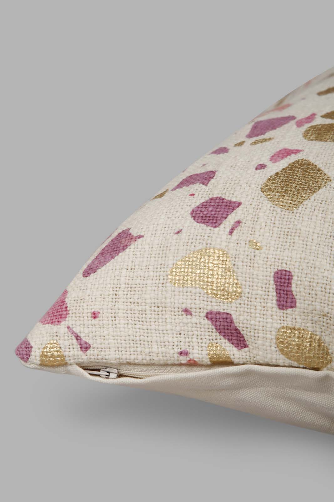 Redtag-Pink-Foil-Print-Cushion-Category:Cushions,-Colour:Pink,-Deals:New-In,-Filter:Home-Bedroom,-HMW-BED-Cushions,-Naya,-New-In-HMW-BED,-Non-Sale,-Section:Homewares,-W22O-Home-Bedroom-