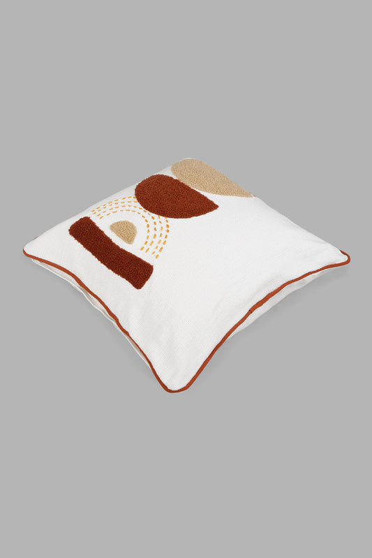 Redtag-Multi-Coloured-Embroidered-Cushion-Category:Cushions,-Colour:Multicolour,-Deals:New-In,-Filter:Home-Bedroom,-Harmony,-HMW-BED-Cushions,-New-In-HMW-BED,-Non-Sale,-Section:Homewares,-W22O-Home-Bedroom-