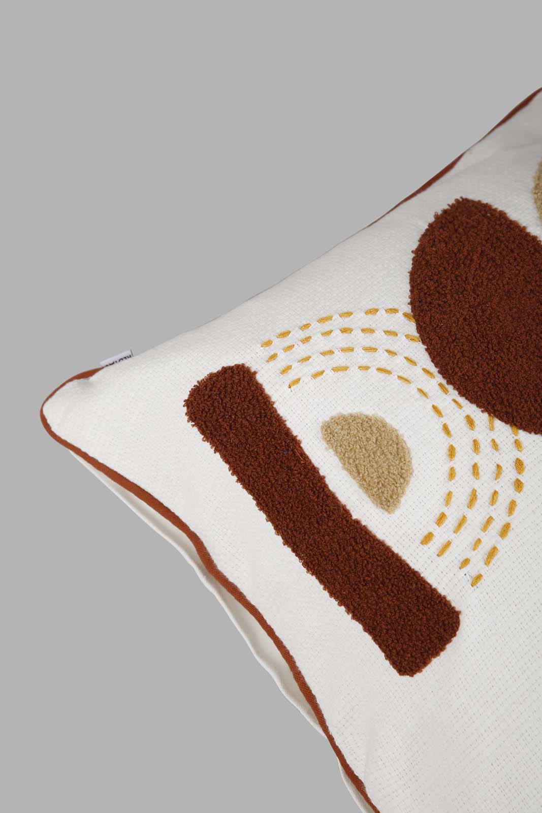 Redtag-Multi-Coloured-Embroidered-Cushion-Category:Cushions,-Colour:Multicolour,-Deals:New-In,-Filter:Home-Bedroom,-Harmony,-HMW-BED-Cushions,-New-In-HMW-BED,-Non-Sale,-Section:Homewares,-W22O-Home-Bedroom-