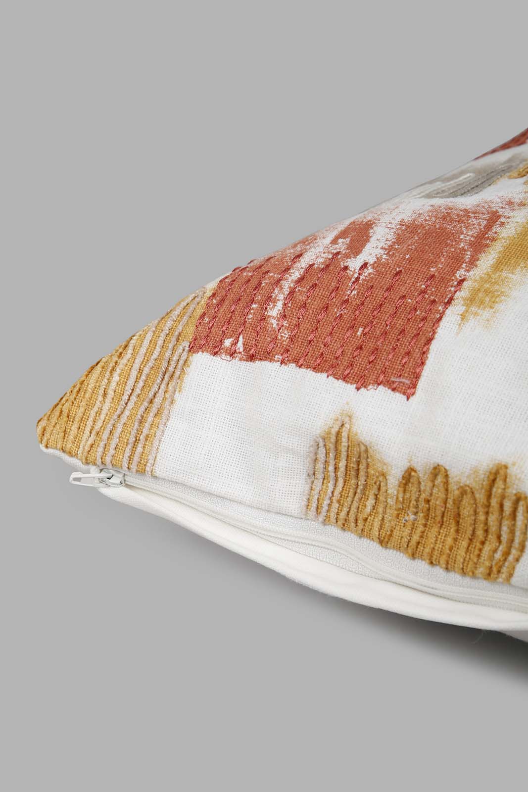 Redtag-Multi-Coloured-Printed-Cushion-Category:Cushions,-Colour:Multicolour,-Deals:New-In,-Filter:Home-Bedroom,-Harmony,-HMW-BED-Cushions,-New-In-HMW-BED,-Non-Sale,-Section:Homewares,-W22O-Home-Bedroom-