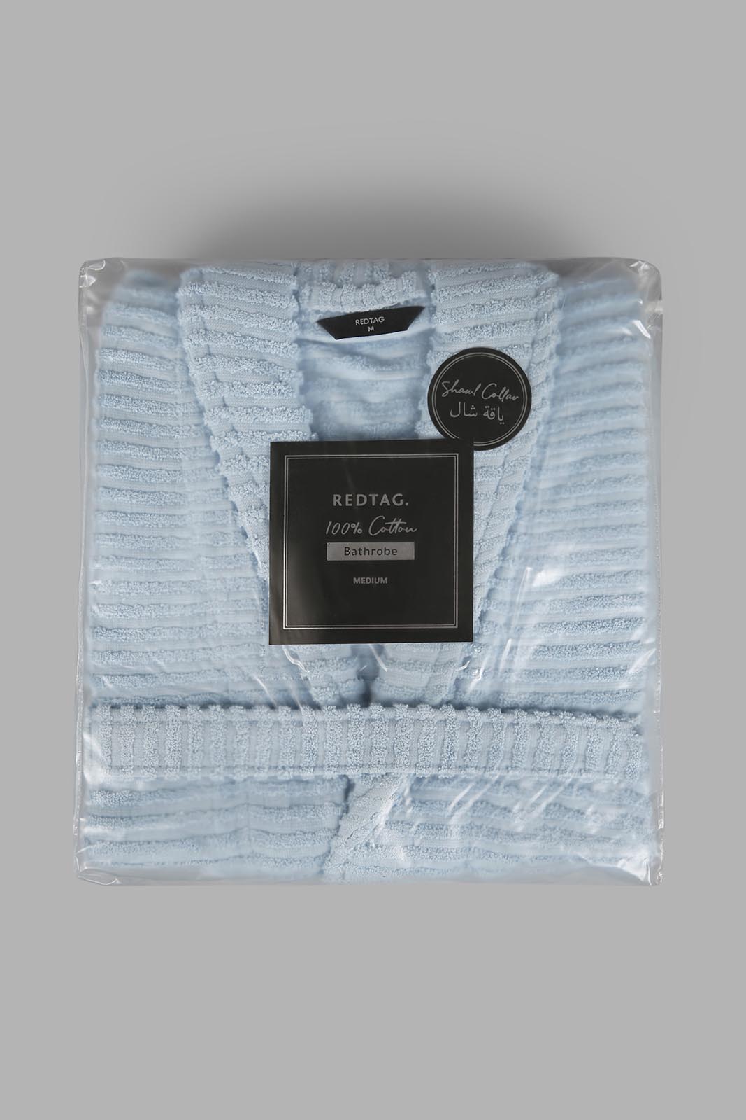 Women Blue Belted Bathrobe