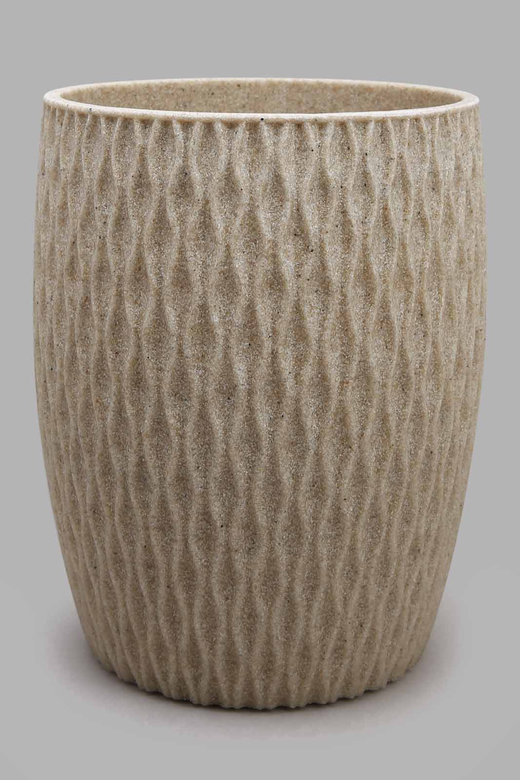 Redtag-Beige-Waste-Basket-Category:Waste-Bins,-Colour:White,-Deals:New-In,-Elsa,-Filter:Home-Bathroom,-HMW-BAC-Bath-Accessories,-New-In-HMW-BAC,-Non-Sale,-Section:Homewares,-W22A-Home-Bathroom-