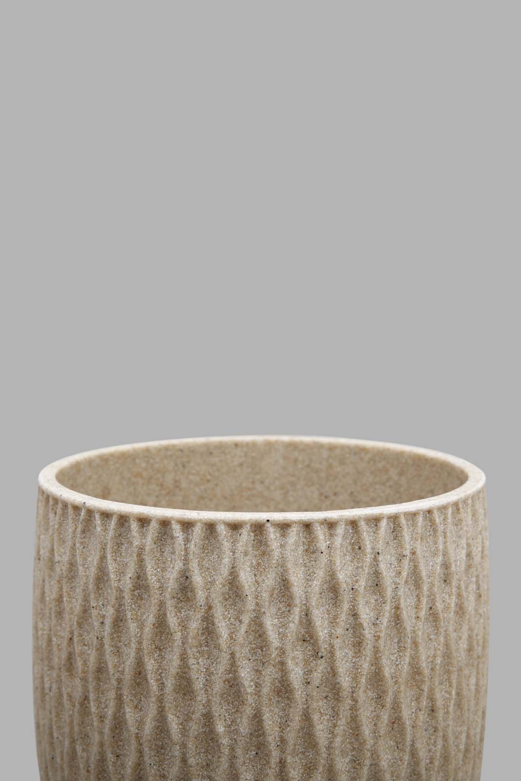 Redtag-Beige-Waste-Basket-Category:Waste-Bins,-Colour:White,-Deals:New-In,-Elsa,-Filter:Home-Bathroom,-HMW-BAC-Bath-Accessories,-New-In-HMW-BAC,-Non-Sale,-Section:Homewares,-W22A-Home-Bathroom-