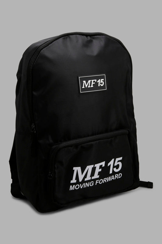 Redtag-Black-Backpack-Category:Bags,-Colour:Black,-Filter:Men's-Accessories,-Men-Bags,-New-In,-New-In-Men-ACC,-Non-Sale,-Section:Men,-W22A-Men's-