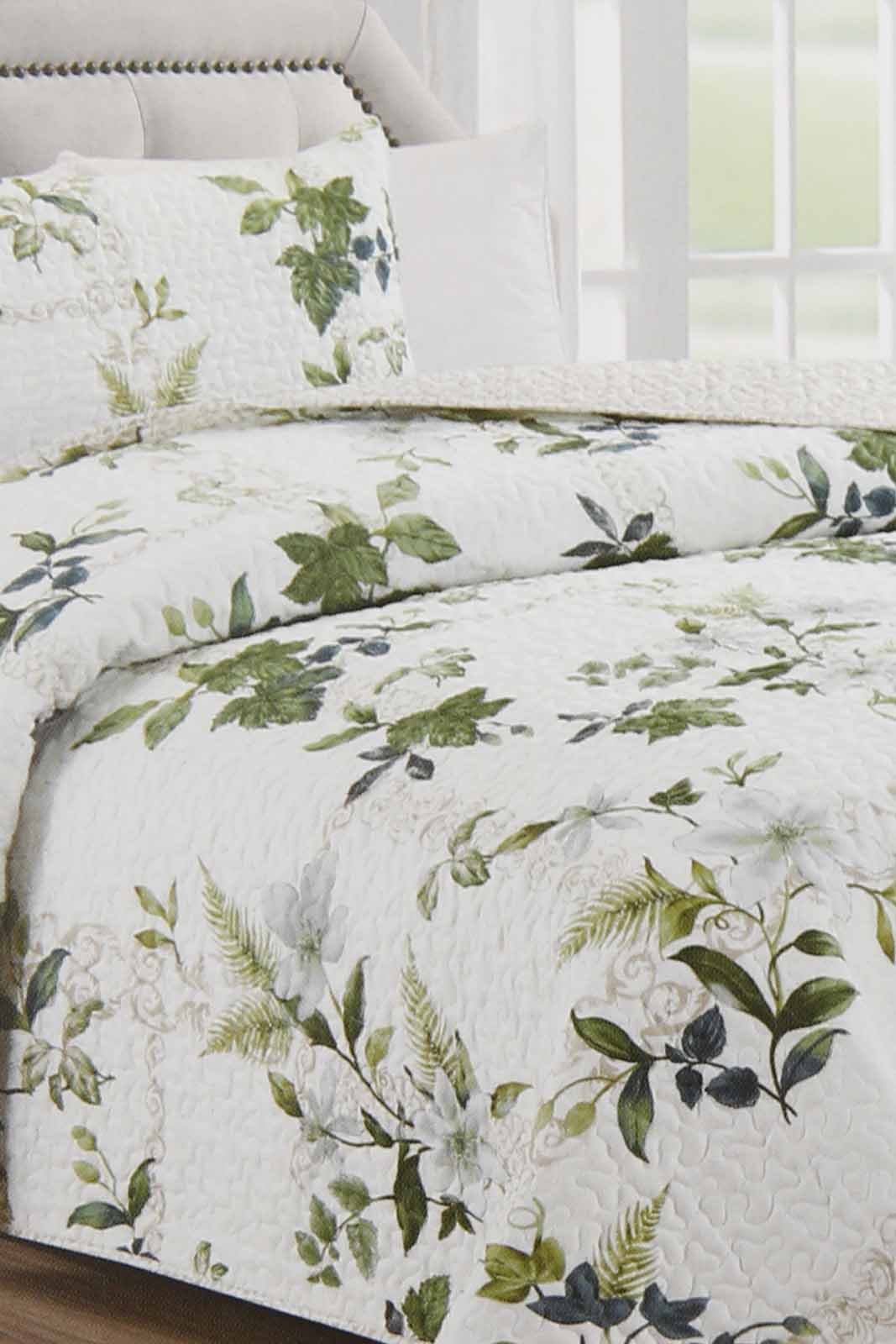 Redtag-Brown-3-Piece-Geometric-Printed-Quilt-Set-(Single-Size)-Category:Quilts,-Colour:Brown,-Deals:New-In,-Filter:Home-Bedroom,-HMW-BED-Quilts,-New-In-HMW-BED,-Non-Sale,-Section:Homewares,-W22A-Home-Bedroom-