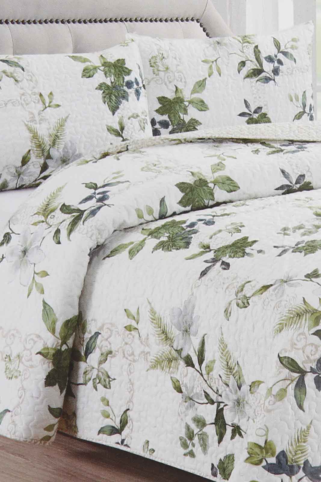 Redtag-Brown-3-Piece-Geometric-Printed-Quilt-Set-(Double-Size)-Category:Quilts,-Colour:Brown,-Deals:New-In,-Filter:Home-Bedroom,-HMW-BED-Quilts,-New-In-HMW-BED,-Non-Sale,-Section:Homewares,-W22A-Home-Bedroom-
