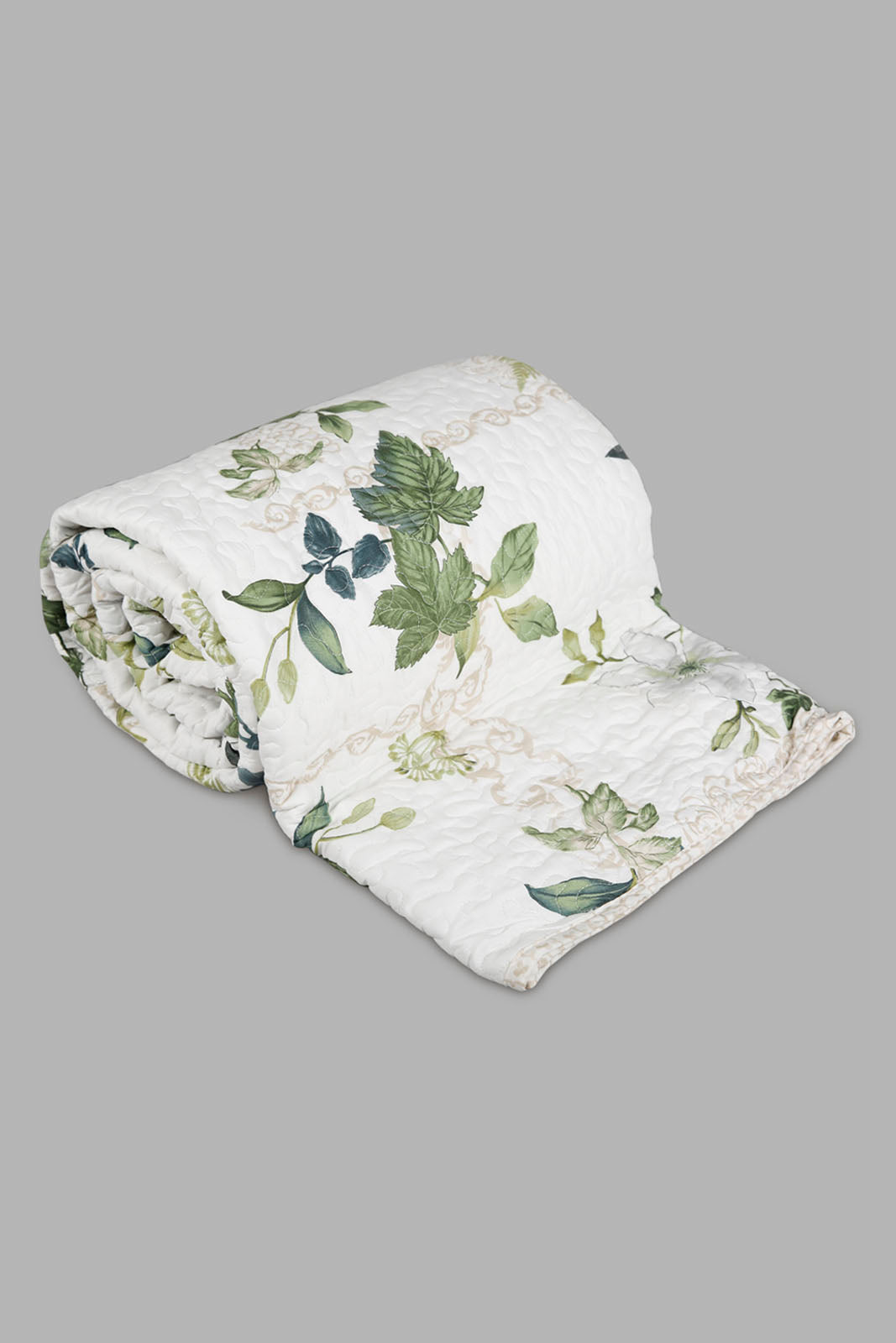 Redtag-Brown-3-Piece-Geometric-Printed-Quilt-Set-(Double-Size)-Category:Quilts,-Colour:Brown,-Deals:New-In,-Filter:Home-Bedroom,-HMW-BED-Quilts,-New-In-HMW-BED,-Non-Sale,-Section:Homewares,-W22A-Home-Bedroom-