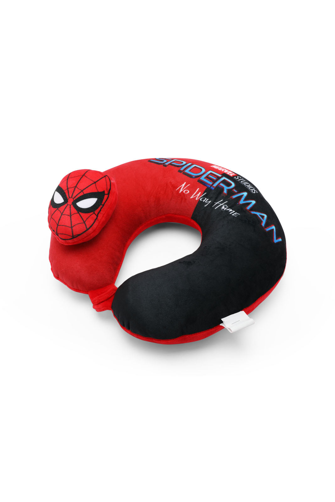 Redtag-Spiderman-Toddler-3D-Neck-Roll-Category:Travel-Pillows,-CHR,-Colour:Black,-Filter:Travel-Accessories,-IMP-Travel-Pillows,-New-In,-New-In-IMP-ACC,-Non-Sale,-Section:Homewares,-W22A-Travel-Accessories-