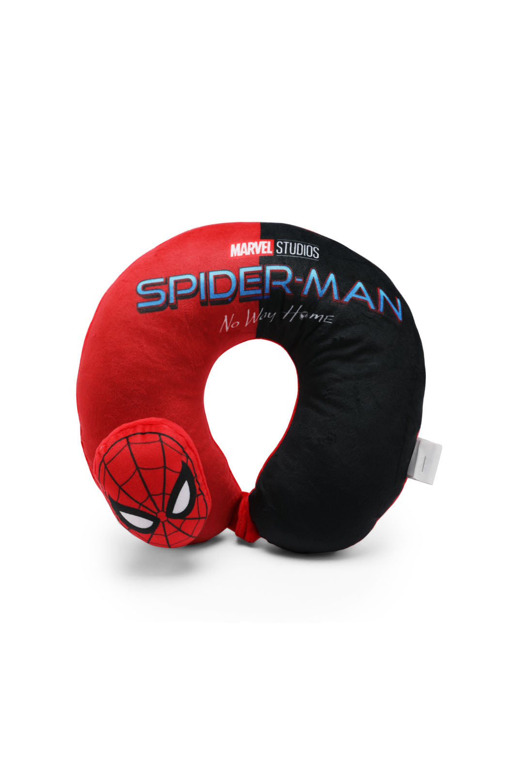 Redtag-Spiderman-Toddler-3D-Neck-Roll-Category:Travel-Pillows,-CHR,-Colour:Black,-Filter:Travel-Accessories,-IMP-Travel-Pillows,-New-In,-New-In-IMP-ACC,-Non-Sale,-Section:Homewares,-W22A-Travel-Accessories-