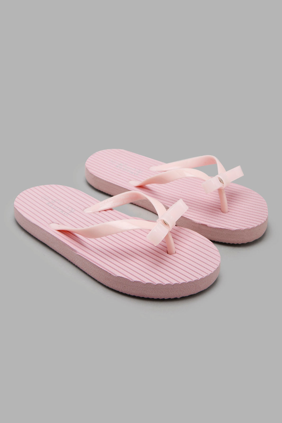 Redtag-Pale-Pink-Bow-Flip-Flop-Category:Flip-Flops,-Colour:Pink,-Filter:Girls-Footwear-(5-to-14-Yrs),-GSR-Flip-Flops,-New-In,-New-In-GSR-FOO,-Non-Sale,-Section:Girls-(0-to-14Yrs),-W22A-Senior-Girls-5 to 14 Years