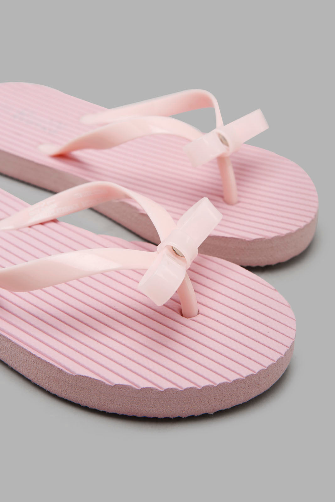 Redtag-Pale-Pink-Bow-Flip-Flop-Category:Flip-Flops,-Colour:Pink,-Filter:Girls-Footwear-(5-to-14-Yrs),-GSR-Flip-Flops,-New-In,-New-In-GSR-FOO,-Non-Sale,-Section:Girls-(0-to-14Yrs),-W22A-Senior-Girls-5 to 14 Years
