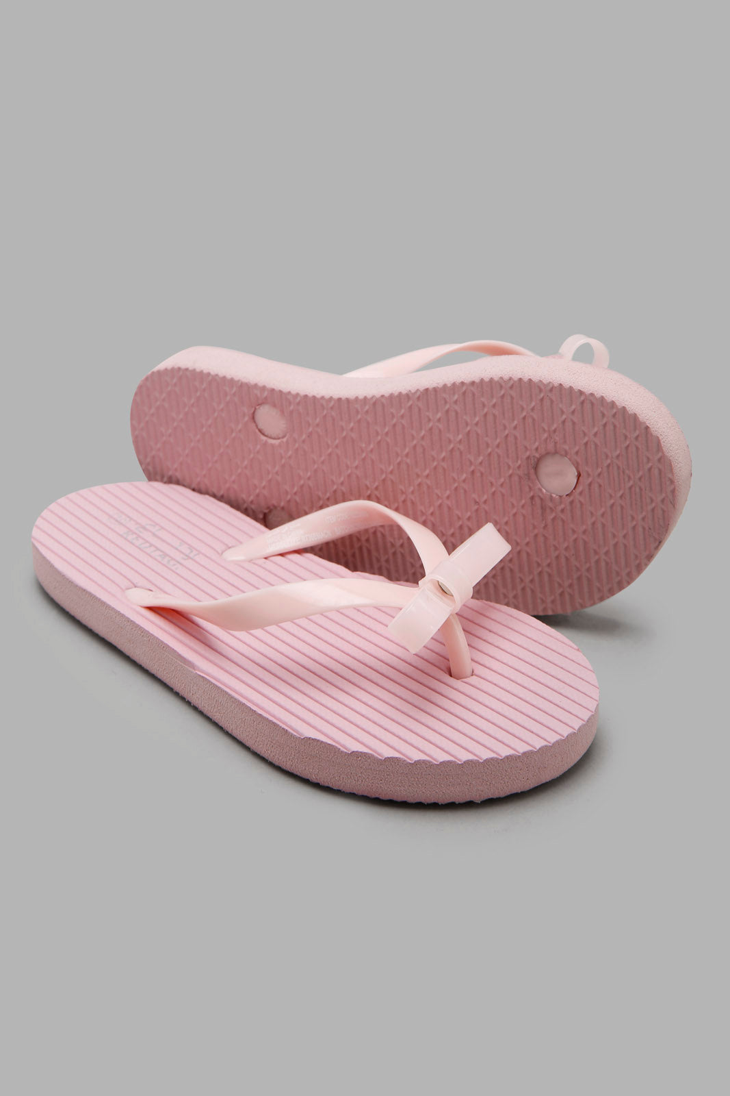 Redtag-Pale-Pink-Bow-Flip-Flop-Category:Flip-Flops,-Colour:Pink,-Filter:Girls-Footwear-(5-to-14-Yrs),-GSR-Flip-Flops,-New-In,-New-In-GSR-FOO,-Non-Sale,-Section:Girls-(0-to-14Yrs),-W22A-Senior-Girls-5 to 14 Years