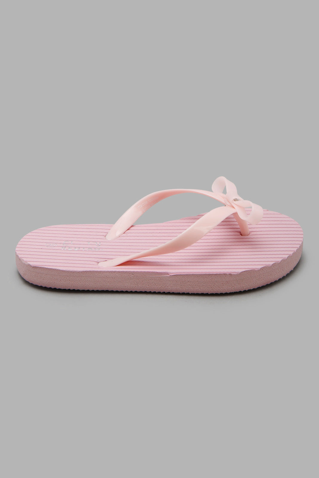 Redtag-Pale-Pink-Bow-Flip-Flop-Category:Flip-Flops,-Colour:Pink,-Filter:Girls-Footwear-(5-to-14-Yrs),-GSR-Flip-Flops,-New-In,-New-In-GSR-FOO,-Non-Sale,-Section:Girls-(0-to-14Yrs),-W22A-Senior-Girls-5 to 14 Years