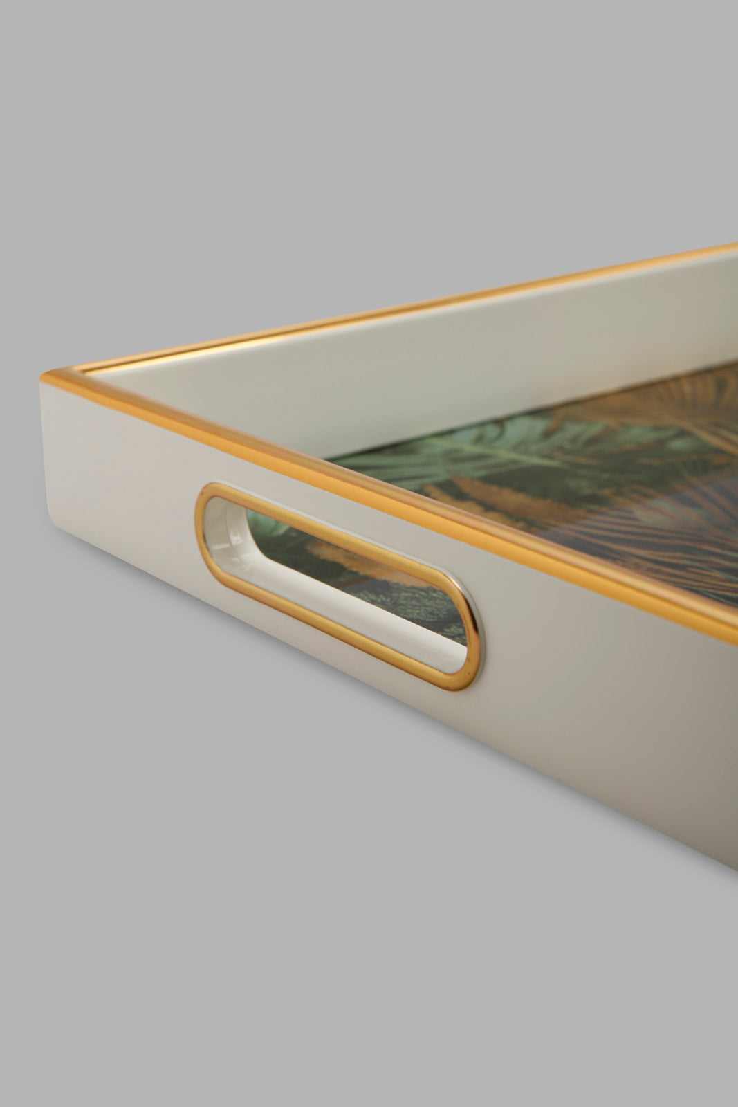 Redtag-Gold-Geomatic-Rectangle-Tray-(Medium)-Category:Trays,-Colour:Gold,-Deals:New-In,-Filter:Home-Dining,-HMW-DIN-Serveware,-New-In-HMW-DIN,-Non-Sale,-Section:Homewares,-W22A-Home-Dining-