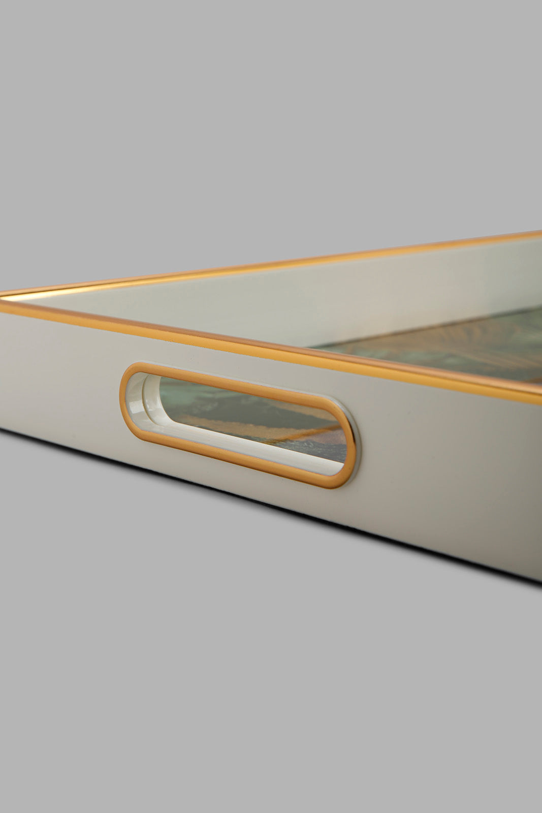Redtag-Gold-Geomatic-Rectangle-Tray-(Large)-Category:Trays,-Colour:Gold,-Deals:New-In,-Filter:Home-Dining,-HMW-DIN-Serveware,-New-In-HMW-DIN,-Non-Sale,-Section:Homewares,-W22A-Home-Dining-