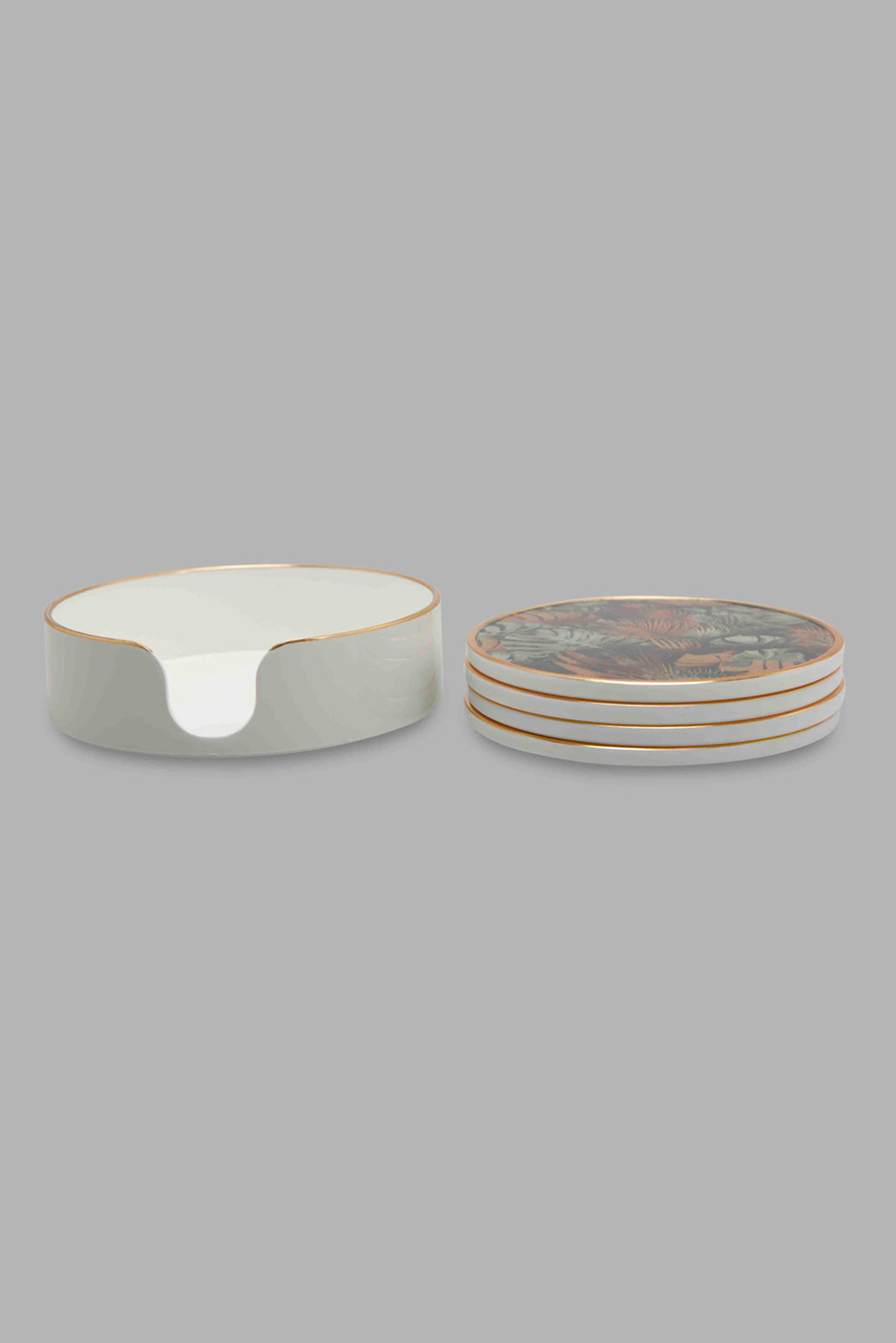 Redtag-Gold-Geomatic-Coaster-(5-Piece)-Category:Trays,-Colour:Gold,-Deals:New-In,-Filter:Home-Dining,-HMW-DIN-Serveware,-New-In-HMW-DIN,-Non-Sale,-Section:Homewares,-W22A-Home-Dining-