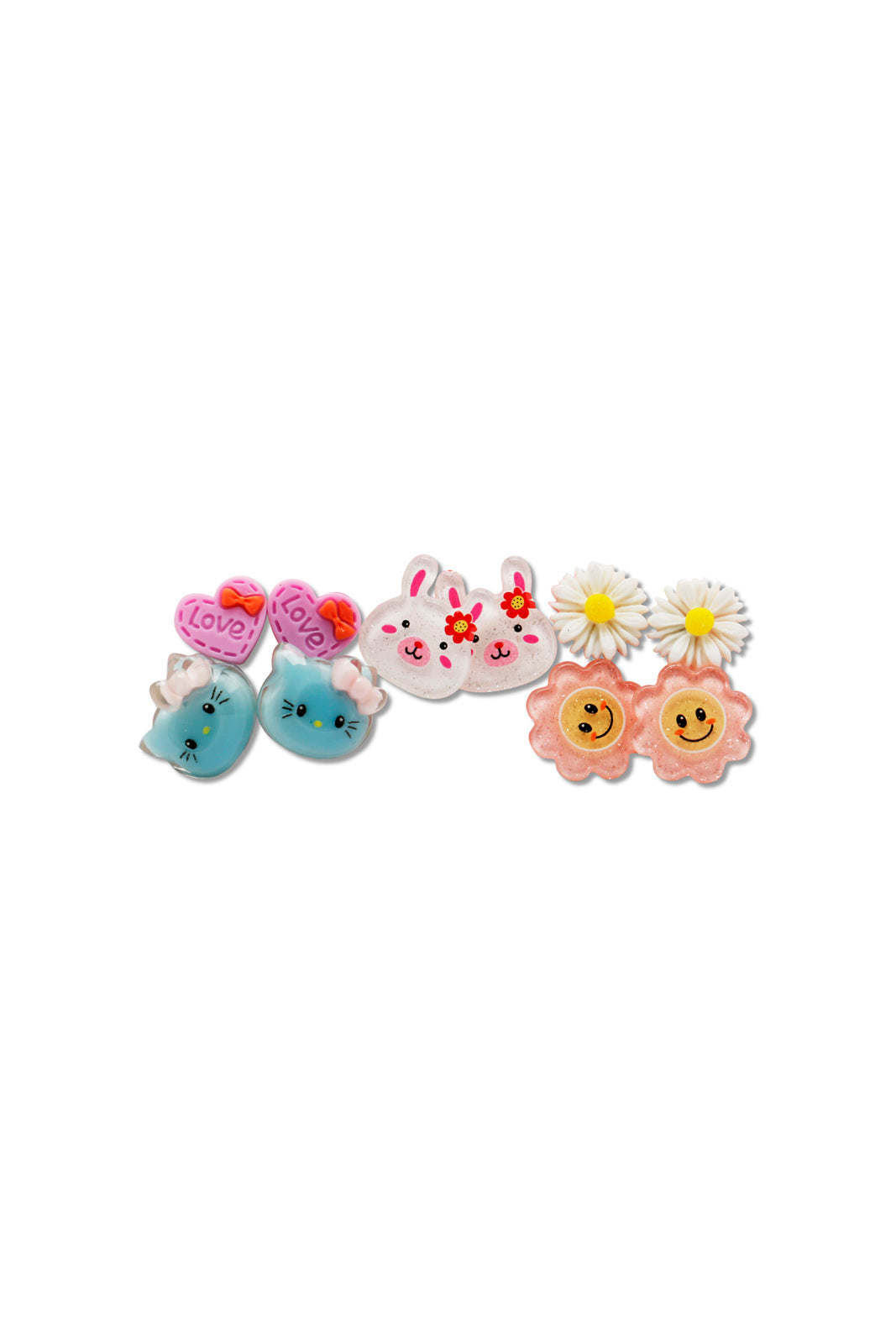 Redtag-Multi-Earring-Category:Jewellery,-Colour:Multicolour,-Dept:Girls,-Filter:Girls-Accessories,-GIR-Jewellery,-New-In,-New-In-GIR-ACC,-Non-Sale,-Section:Girls-(0-to-14Yrs),-W22A-Girls-