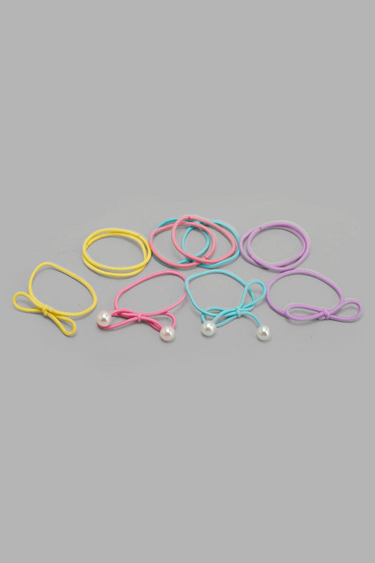 Redtag-Multi-Elastic-Category:Hair-Accessories,-Colour:Multicolour,-Filter:Girls-Accessories,-GIR-Hair-Accessories,-New-In,-New-In-GIR-ACC,-Non-Sale,-Section:Girls-(0-to-14Yrs),-W22A-Girls-