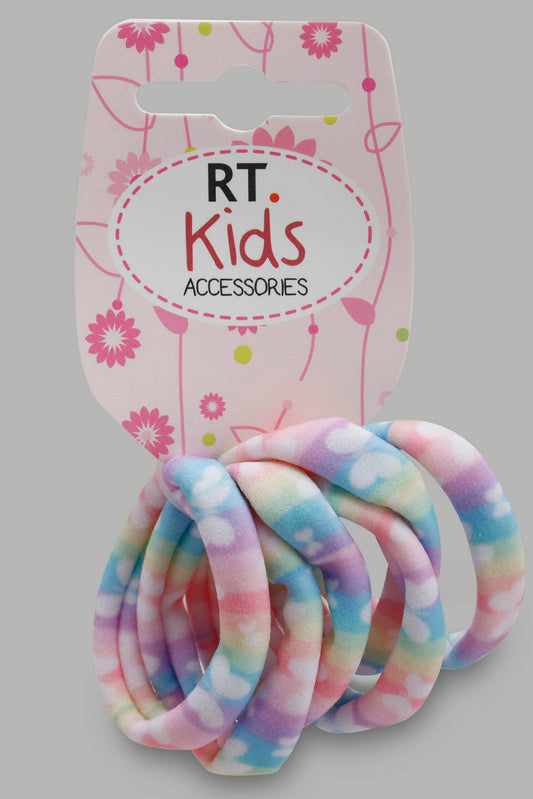 Redtag-Multi-Elastic-Category:Hair-Accessories,-Colour:Multicolour,-Filter:Girls-Accessories,-GIR-Hair-Accessories,-New-In,-New-In-GIR-ACC,-Non-Sale,-Section:Girls-(0-to-14Yrs),-W22A-Girls-