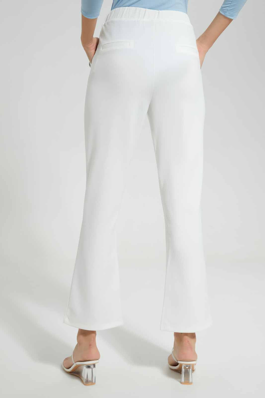 Redtag-Straight-Legged-Trousesrs-Category:Trousers,-Colour:White,-Deals:New-In,-EID,-Filter:Women's-Clothing,-New-In-Women-APL,-Non-Sale,-Section:Women,-W22O,-Women-Trousers-Women's-