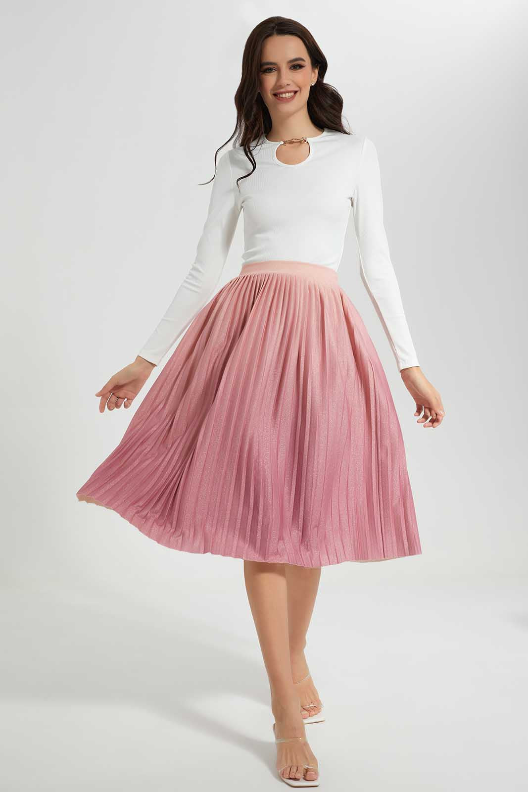 Redtag-White-Ribbed-Top-With-Metal-Trim-At-Keyhole-Neckline-Category:Tops,-Colour:White,-Deals:New-In,-EID,-Filter:Women's-Clothing,-New-In-Women-APL,-Non-Sale,-Section:Women,-W22O,-Women-Tops-Women's-