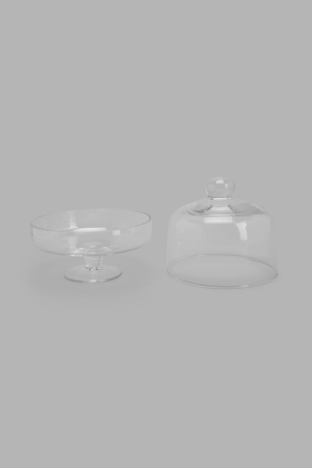 Redtag-Clear-Glass-Cake-Stand-With-Dome-Category:Bakeware,-Colour:Na,-Deals:New-In,-Filter:Home-Dining,-HMW-DIN-Storage,-New-In-HMW-DIN,-Non-Sale,-Section:Homewares,-W22O-Home-Dining-