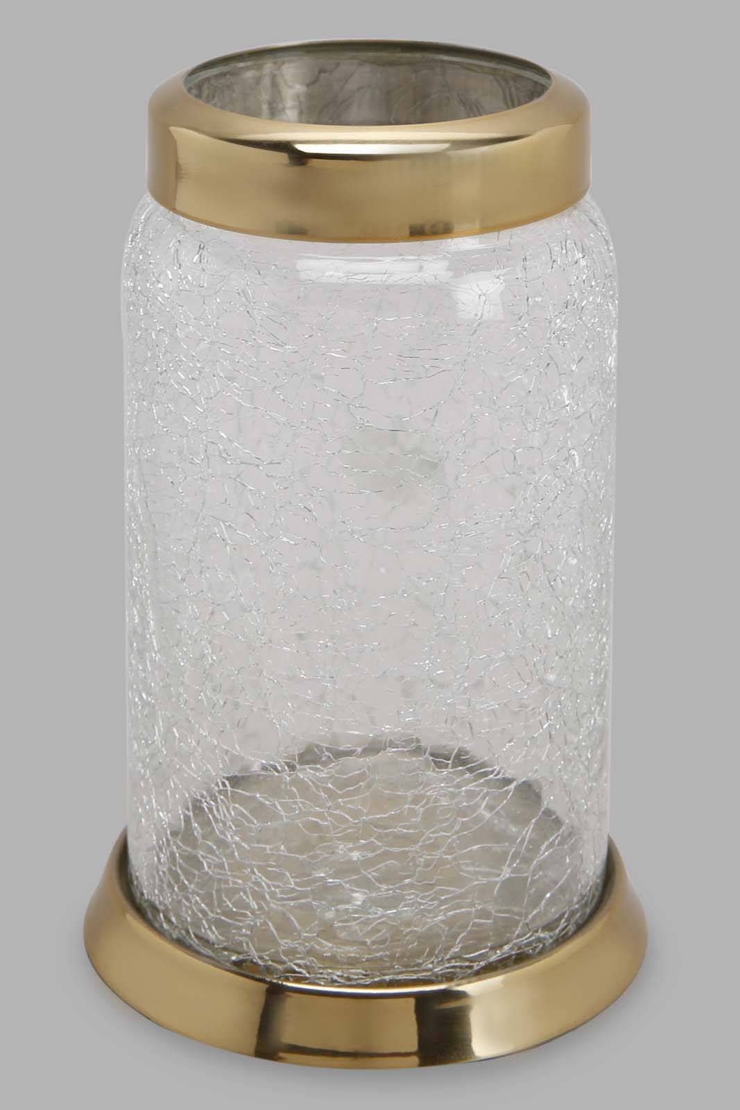 Redtag-Gold-Crackle-Glass-Tumbler-Category:Toiletry-Sets,-Colour:Gold,-Deals:New-In,-Filter:Home-Bathroom,-HMW-BAC-Bath-Accessories,-New-In-HMW-BAC,-Non-Sale,-Section:Homewares,-W22B-Home-Bathroom-