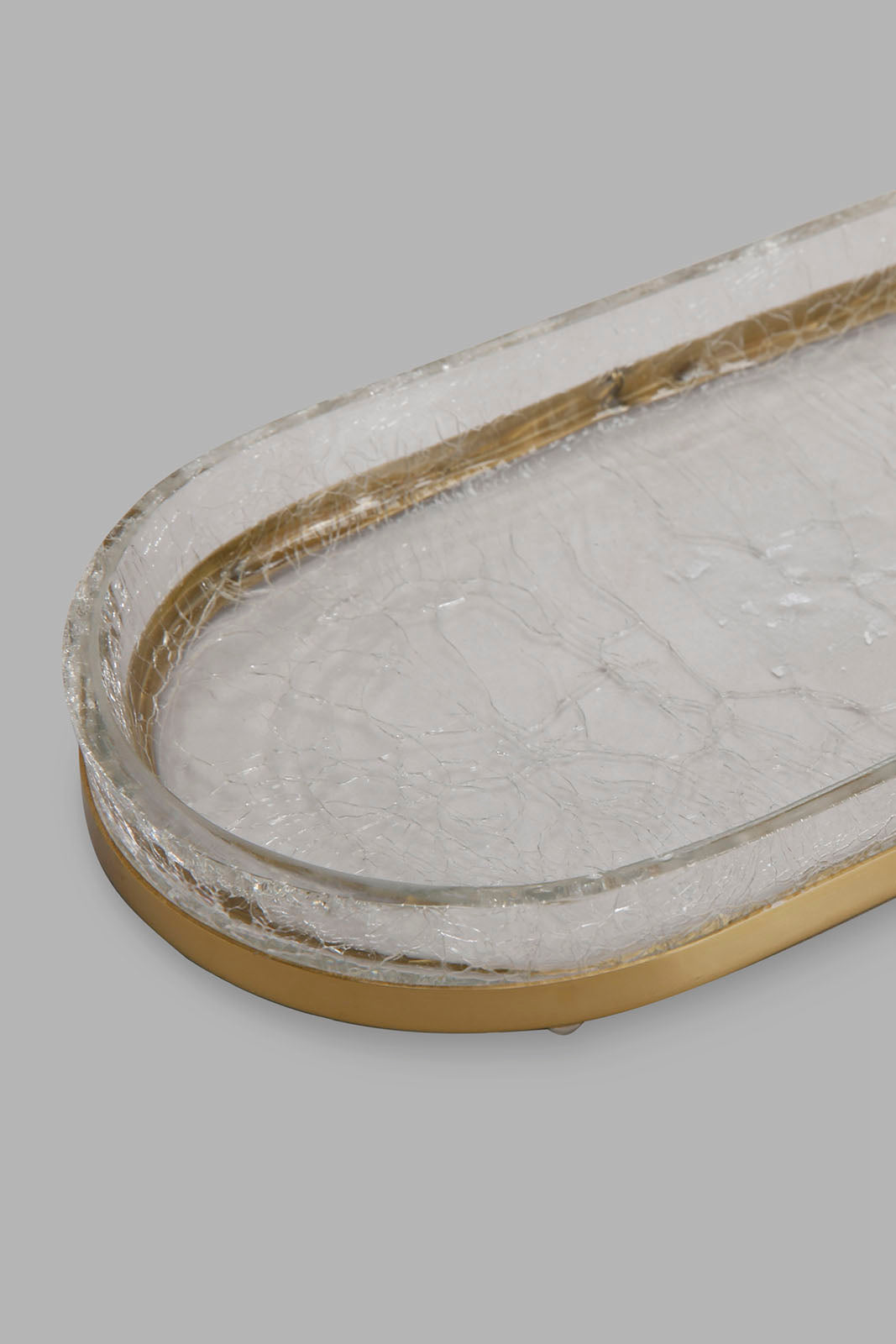 Redtag-Gold-Crackle-Glass-Amenity-Tray-Category:Toiletry-Sets,-Colour:Gold,-Deals:New-In,-Filter:Home-Bathroom,-HMW-BAC-Bath-Accessories,-New-In-HMW-BAC,-Non-Sale,-Section:Homewares,-W22B-Home-Bathroom-