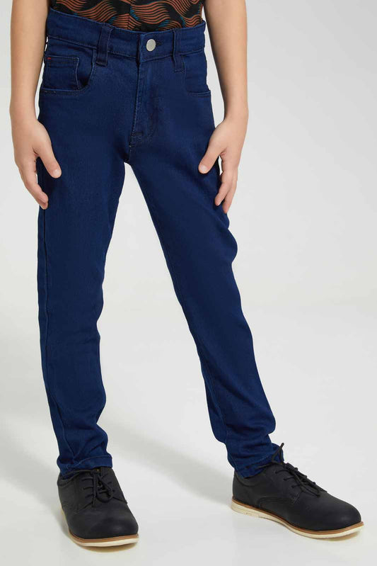 Redtag-Dark-Wash-Denim-Jean-BOY-Jeans,-Category:Jeans,-Colour:Dark-Wash,-Deals:New-In,-Filter:Boys-(2-to-8-Yrs),-New-In-BOY-APL,-Non-Sale,-Section:Boys-(0-to-14Yrs),-VLM,-W22O-Boys-2 to 8 Years