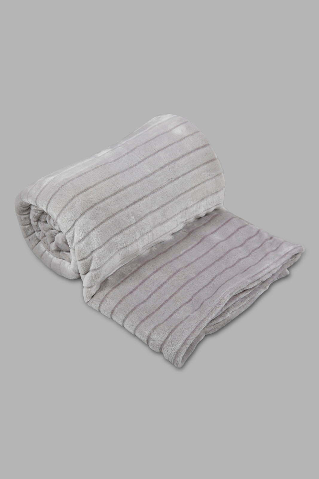 Redtag-Grey-Printed-&-Carved-Stripe-Blanket-(Single-Size)-Category:Blankets,-Colour:Grey,-Deals:New-In,-Filter:Home-Bedroom,-HMW-BED-Blankets,-New-In-HMW-BED,-Non-Sale,-Section:Homewares,-W22A-Home-Bedroom-