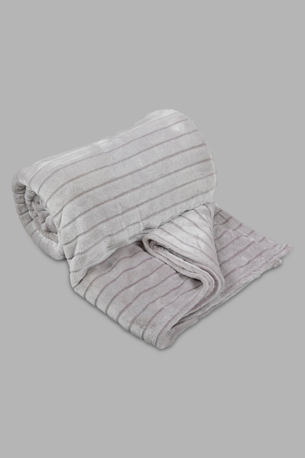 Redtag-Grey-Printed-&-Carved-Stripe-Blanket-(Single-Size)-Category:Blankets,-Colour:Grey,-Deals:New-In,-Filter:Home-Bedroom,-HMW-BED-Blankets,-New-In-HMW-BED,-Non-Sale,-Section:Homewares,-W22A-Home-Bedroom-
