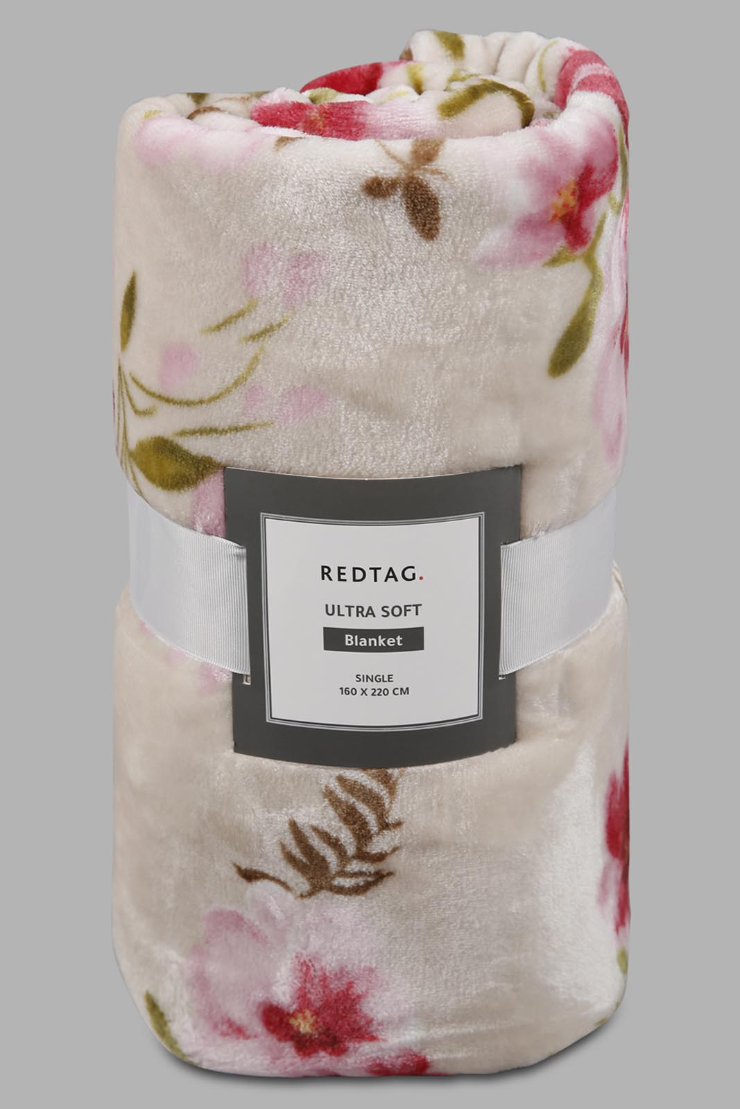 Redtag-Pink-Floral-Print-Blanket-(Single-Size)-Category:Blankets,-Colour:Pink,-Deals:New-In,-Filter:Home-Bedroom,-HMW-BED-Blankets,-New-In-HMW-BED,-Non-Sale,-Section:Homewares,-W22A-Home-Bedroom-
