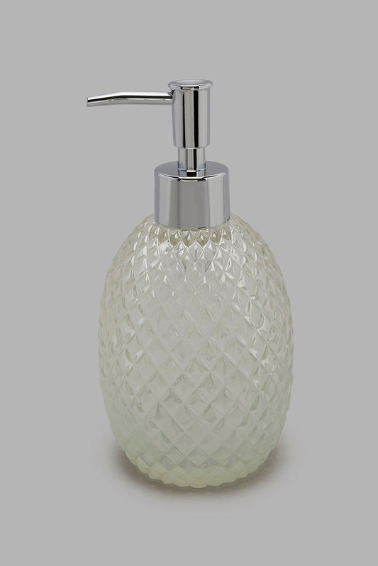 Redtag-Clear-Lotion-Dispenser-Category:Toiletry-Sets,-Colour:White,-Deals:New-In,-Filter:Home-Bathroom,-HMW-BAC-Bath-Accessories,-New-In-HMW-BAC,-Non-Sale,-Section:Homewares,-W22B-Home-Bathroom-
